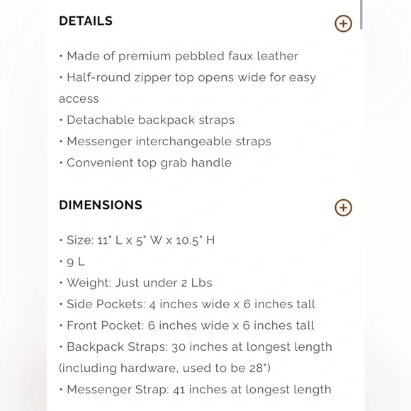 Fawn mini backpack - Picture 2 of 10